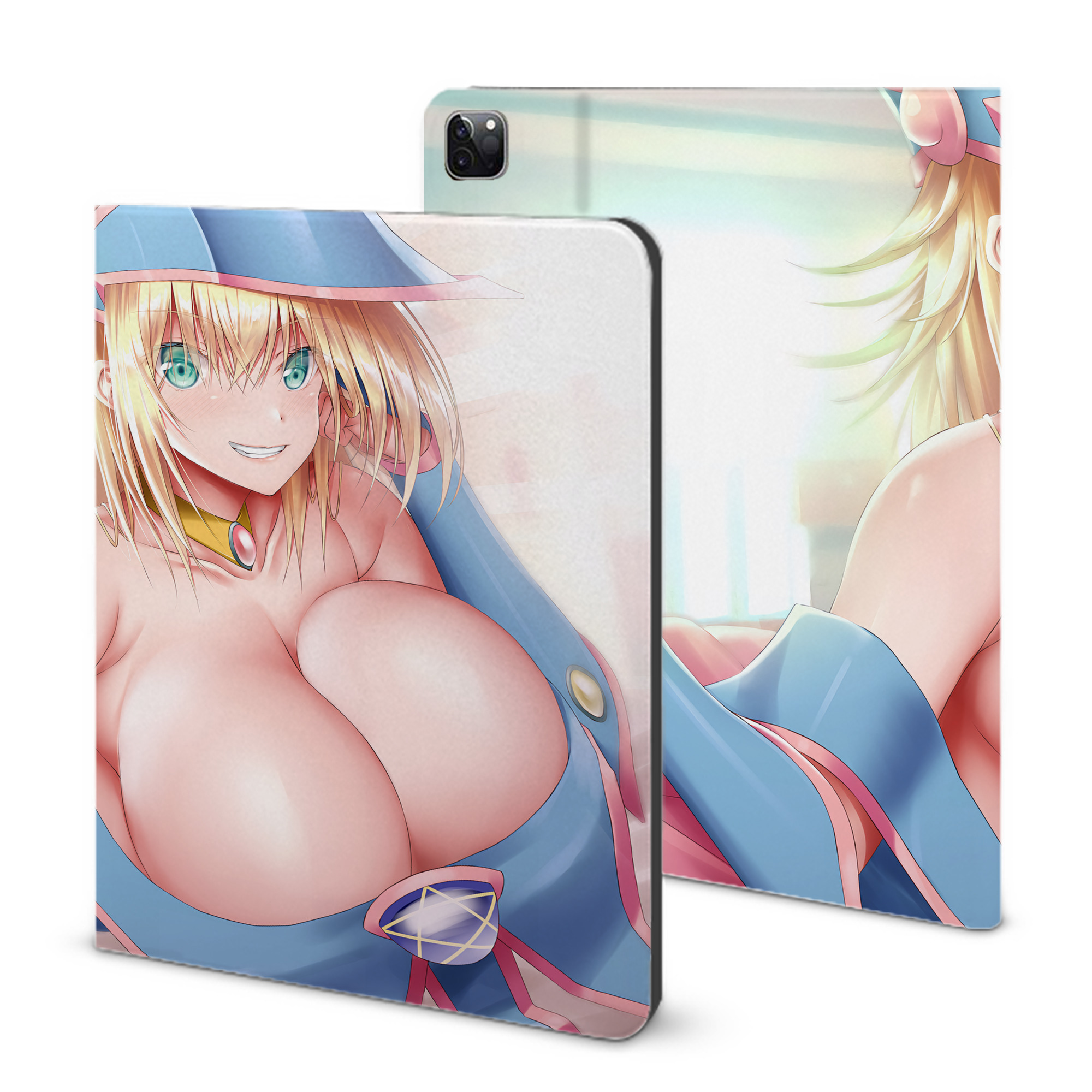（画像用） 遊☆戯☆王 Yu-Gi-Oh! IPad ケース ブック型 PUレザー TPU 耐衝撃 軽量 薄型 ペン収納なし 全面保護 IPad 各モデル対応
